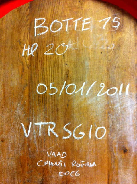 Aging Barrel at Castello del Trebbio